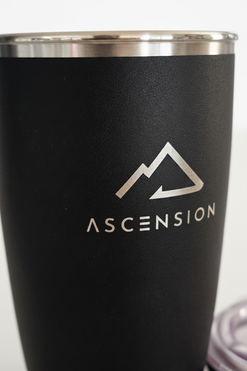 Ascension Tumbler Dark Cup Light Studio